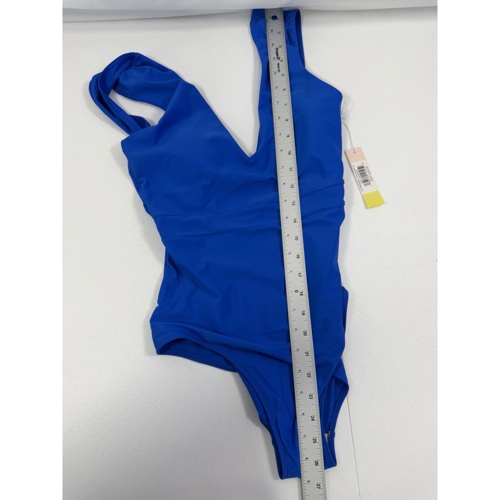 Summersalt Women's Size 6  One Piece Bathing Suit  Blue Scrunch Rouched Beach - Picture 8 of 8